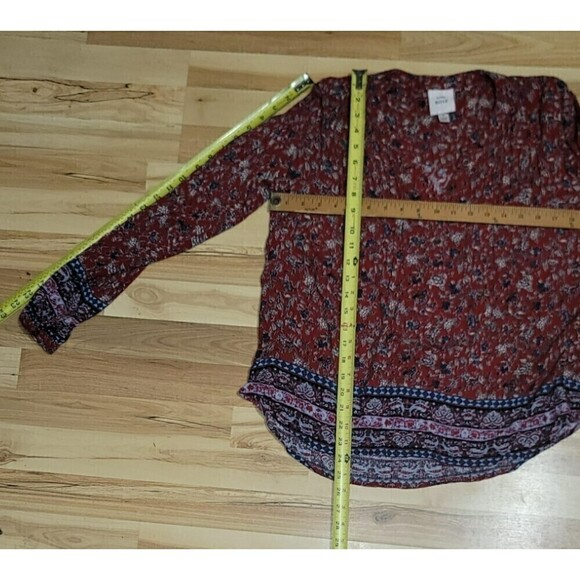 2 Knox Rose Floral Print Blouses - Size S - Picture 14 of 16